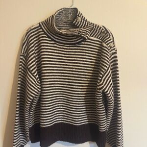 Universal Thread Striped Turtleneck Sweater